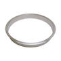 Afvaldoorlaat rond RVS mat, boormaat 278mm, geen deksel