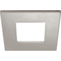 Losse spot Quadrum Titanium-Look 12Vdc/3W- 2700K