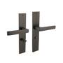 Deurkruk Hera op schild 245x45mm WC63/8mm