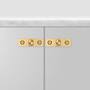Furniture Knob/Plate/Linear/Set Of 2/Brass