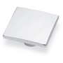 Knop WAVE glans chroom 50x50mm