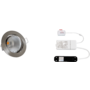 2x rond RVS-Look+2x powerled 7W+2x verl+driver