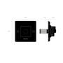 1G Dimmer/100W Led/2 Way/Smoked Bronze