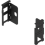 Achterwandhouderset Legrabox, N- hoogte. Carbon zwart