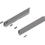 Merivobox zijkant N-hoogte, R+L, 450mm kleur: indium grijs