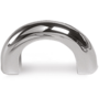 Greep METAL 755 glans chroom 41x9mm wit, hartmaat 32mm
