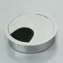Kabeldoorvoer 60mm ALU look, diepte 22mm