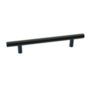 Relinggreep 12x380mm, hoh. 320mm zwart gelakt, hoogte 32mm