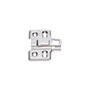 Montageplaat RVS SUS304,  0mm, verstelbaar +/- 2mm