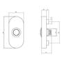 Basis voordeurset SKG3 rond+kerntrekbev. RVS zwart