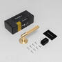 Fixed Door Handle/Single-Sided/Cross/Brass