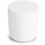 Knop MINI 816 mat wit 15mm, hoogte 24mm
