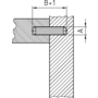 Houten duvels 10x50mm beukenhout geribbeld, DIN 68150