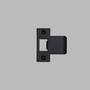 Strike Plate Kit/T Shaped/3 Inch Door/Black