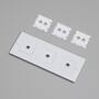3G Wall Plate/Horizontal/White