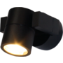 ronda Wandlamp zwart vertikaal kantelbaar, IP54