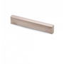 Greep CUBIC geborsteld nikkel 85x11mm, hartmaat 64mm