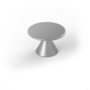 Jashaak DIABOLO mat chroom diameter 60mm, 35mm hoog