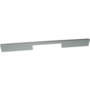 Greep 10x670mm aluminium glanzend, hartmaat 160 en 640mm
