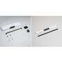 Pull Bar/Plate/Linear/Large 390Mm/Black (Non US)