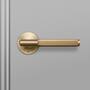 Door Handle Set/Linear/Brass