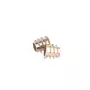 Rampabus conisch M8/14.5x13mm met rand, geel verzinkt SW8