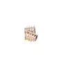 Rampabus conisch M8/14.5x13mm met rand, geel verzinkt SW8