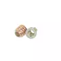 Rampabus conisch M8/14.5x13mm met rand, geel verzinkt SW8
