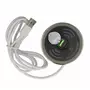 Draadloze oplader, diameter 60mm, chroom/zwart