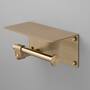 Toilet Roll Holder/w/ Shelf/190Mm/7.5 Inches/Cast