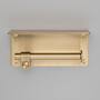 Toilet Roll Holder/w/ Shelf/190Mm/7.5 Inches/Cast