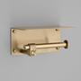 Toilet Roll Holder/w/ Shelf/190Mm/7.5 Inches/Cast
