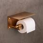 Toilet Roll Holder/w/ Shelf/190Mm/7.5 Inches/Cast