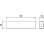 HIDDI + IR 24V 3,1W  + 2 mtr aansluitsnoer Micro 24