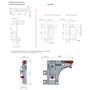 Kastophanger LIBRA H6 rechts, twee pennen 15mm