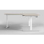 De Milano Hoek. Kleur: Wit RAL9016.