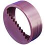 Ophanger wit diameter 30mm dikte 11,5mm getand