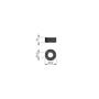 Afstandsring 10mm (als dieptestop) gat 10mm, diameter 22mm