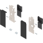 Legrabox fronthouderset K, carbon zwart