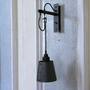 Hooked Wall Small Graphite/Brass