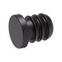 Buffer zwart stift 6mm, schotel rond 7,5mmx1,5mm dik VE=5000
