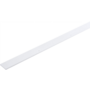 Aanslaglijst 25mm wit lengte 2500mm geboord en gesouvereind