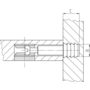 Pen M6 spanmaat 20.3mm zaagsnede