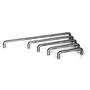 Greep 10x512mm recht RVS geborsteld, totale lengte 522mm