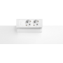 Fellowes power deskup 2.0 wit 2x 230V, met eGST Plug.