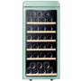 Vinata Wijnklimaatkast Retro Groen glazen deur, 42 Flessen