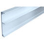 Spaceship afdekprofiel aluminium zilver, lengte 5800mm, 65mm