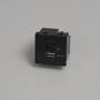 USB Module/USB A + C Quickcharge/45Mm/Black