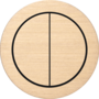 Rond 2.0 Multifit Push button 4X- brushed brass