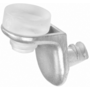 Glasplankdrager 5mm stift met zuignap, vernikkeld